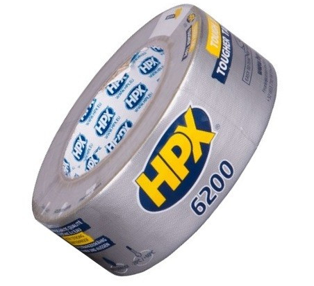 Ruban adhésif/toile américaine argent 0,