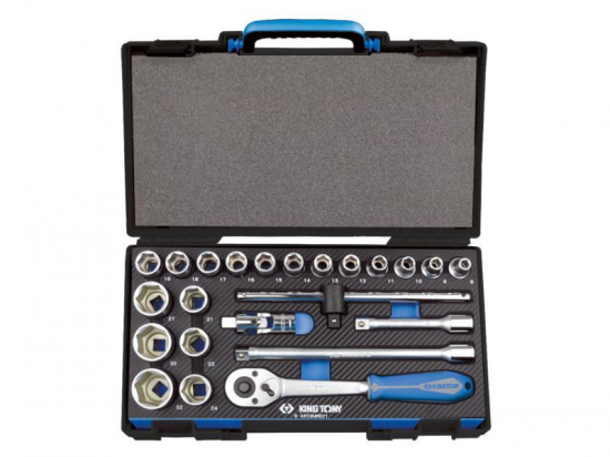 COFFRET DE DOUILLES ET ACCESSOIRES1/2' 6