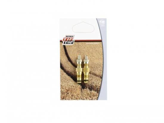 2 EMBOUTS VALVE AIR  / EAU