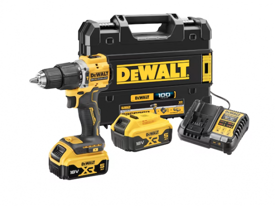 PERCEUSE DEWALT DCD100 18V + 2X5AH