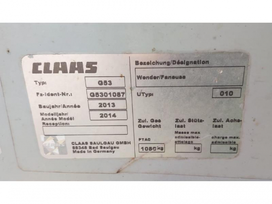CLAAS RECOLTE - VOLTO 800 - 2013