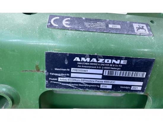 AMAZONE - PRECED 4500-2CC - 2021