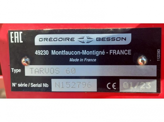 GREGOIRE-BESSON - TARVOS 60 - 