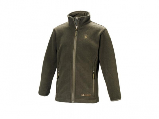 Veste polaire, enfants, vert fonce, 128