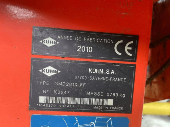 KUHN - GMD 2810 - 2009