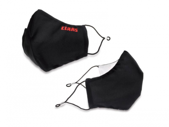 Masque facial, lot de 2, (noir)