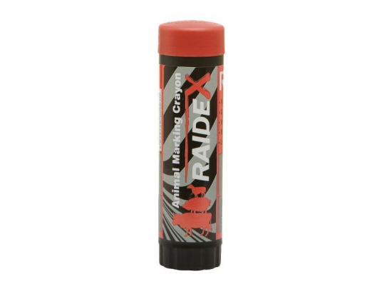 Crayon Raidex plastique rouge