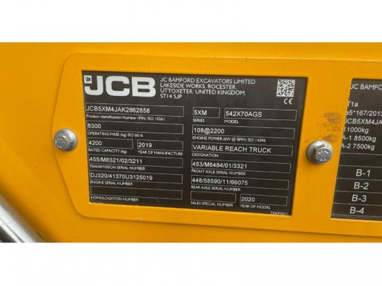 JCB - 542 70 - 2019