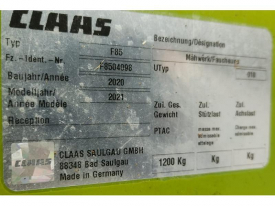CLAAS RECOLTE - DISCO 3200 C - 2020