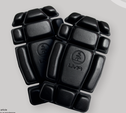 PAIRE GENOUILLERES NOIR