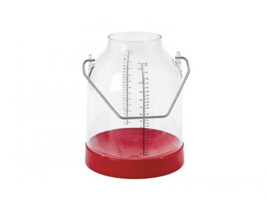 Seau a lait 30 l a/graduation rouge, hau