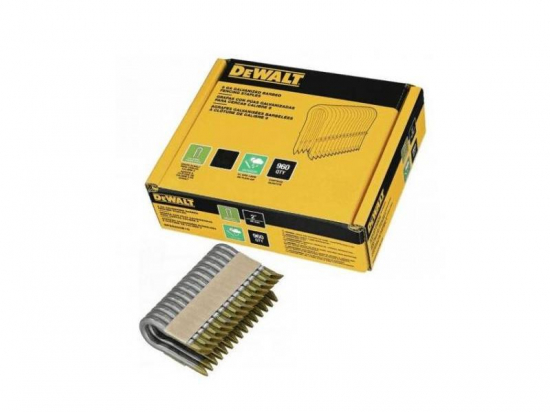 Agrafes crantées éléctrozinguées 45mm