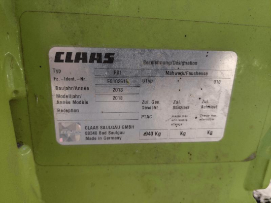 CLAAS RECOLTE - DISCO 3200 - 2018