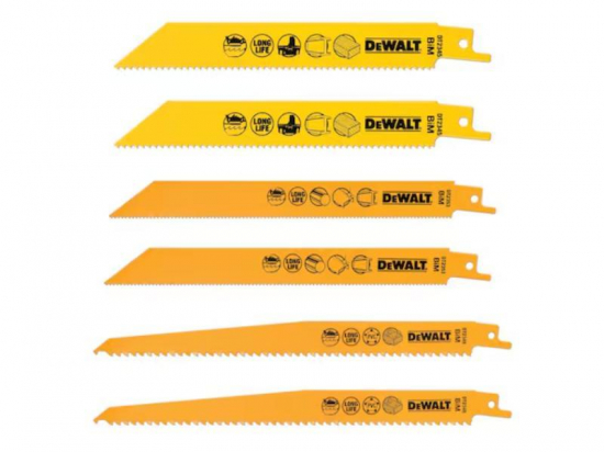 Coffret de 6 lames pour scie sabre