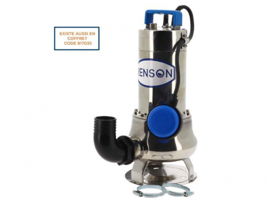 POMPE DE RELEVAGE MONOPHASÉE INOX POUR E