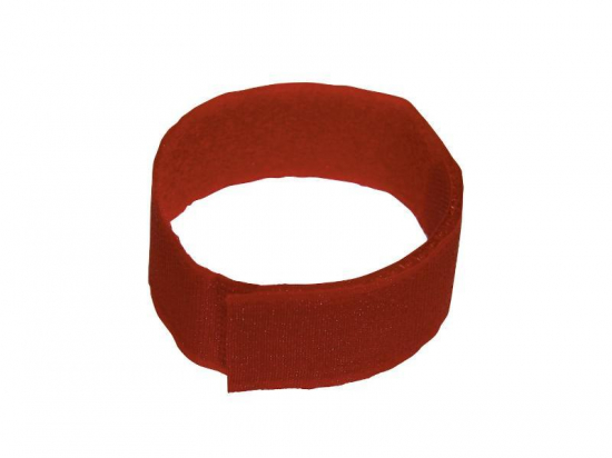 Bracelet velcro fluo rouge  36