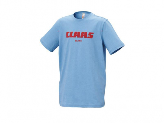 TEE-SHIRT CLAAS ENFANTS BLEU