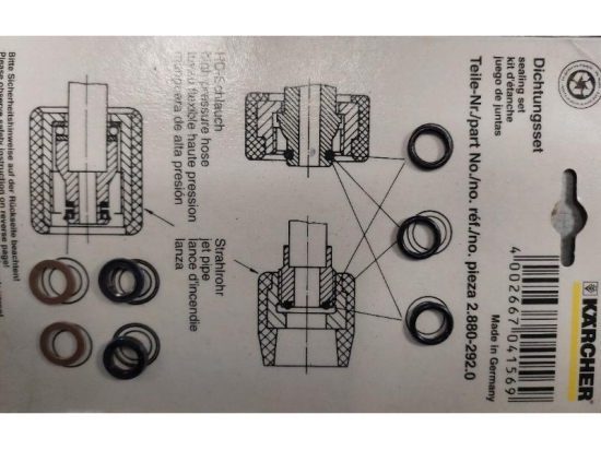 LOT DE PIECES DE RECHANGE LANCE INCENDIE
