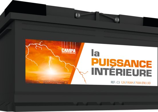 BATTERIE 12V 95Ah 750A +D