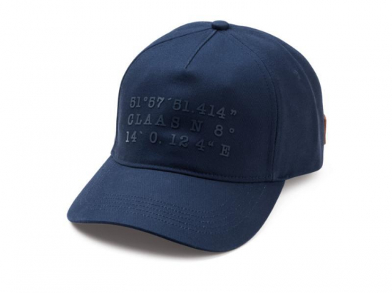 Casquette coordonees, bleu marine