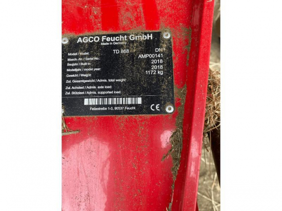 MASSEY FERGUSON - TD868DN - 2018