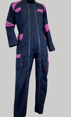 COMBINAISON 2 ZIPS ORGE FEMME ROSE/BLEU