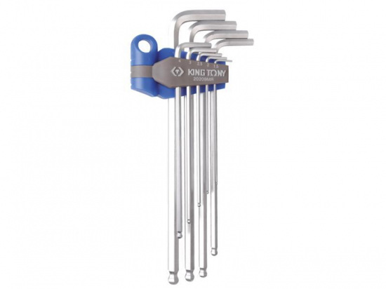 JEU DE CLES MALES 6 PANS - 9PIECES
