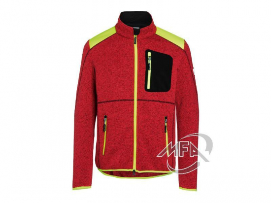 VESTE POLAIRE SIMPLE KUBLER FOREST ROUGE