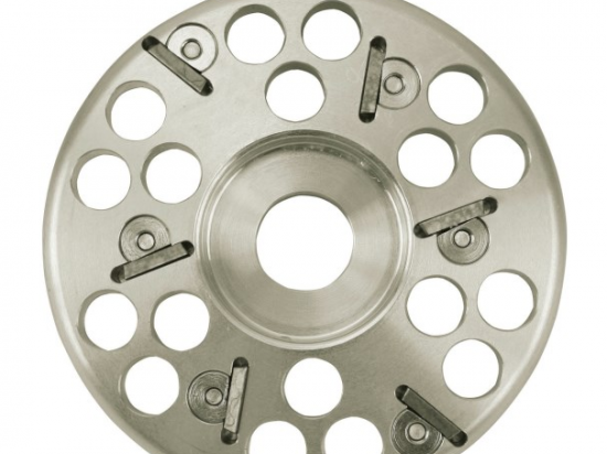 Disque de parage Profi en Alu 6 couteaux