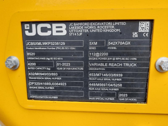 JCB - 542/70 AG X DTVT - 2023