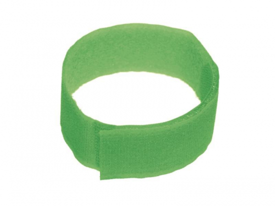 Bracelet velcro fluo vert  36cm