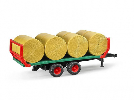 REMORQUE DE TRANSPORT DE PAILLE AVEC 8 B