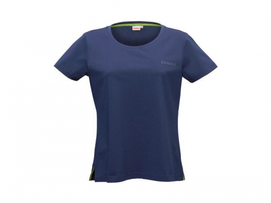 T-shirt bleu à col rond femme CLAAS