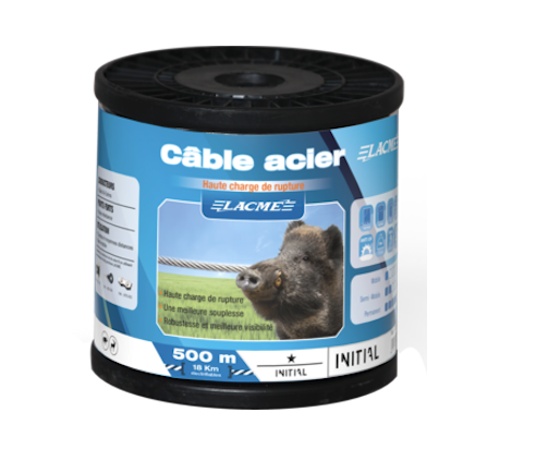 CABLE ACIER 500M