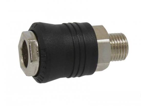 "RACCORD RAPIDE MALE 1/4""S/COQUE"