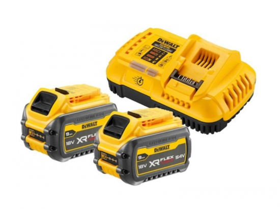 Pack 2 batteries XR FLEXVOLT 18V/54V 9Ah