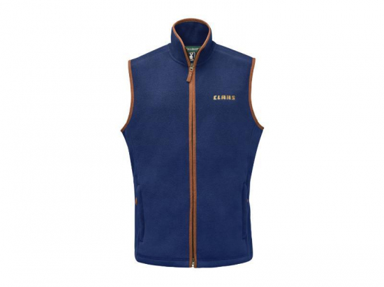 Gilet polaire bleu CLAAS