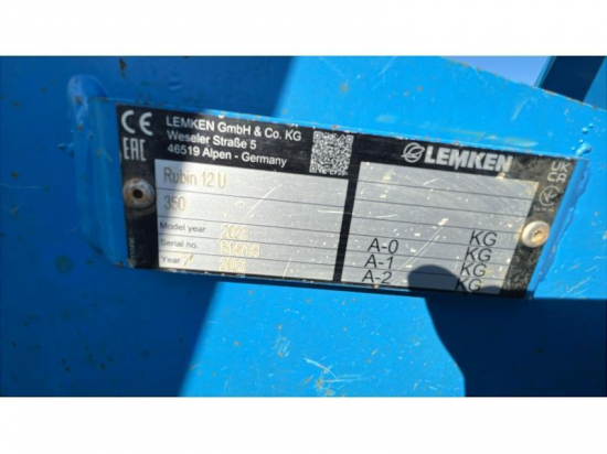 LEMKEN - RUBIN 12/350 U - 2023