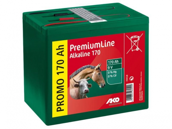 AKO Pile Alcaline 170 Ah, 9V