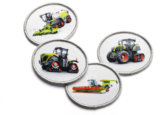 Motif thermocollante, lot de 4