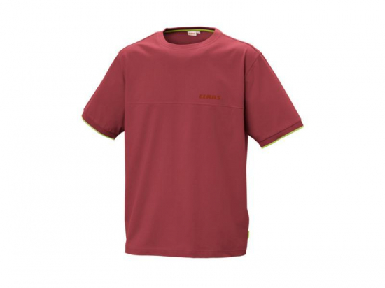 TEE-SHIRT CLAAS, ROUGE BORDEAUX, M