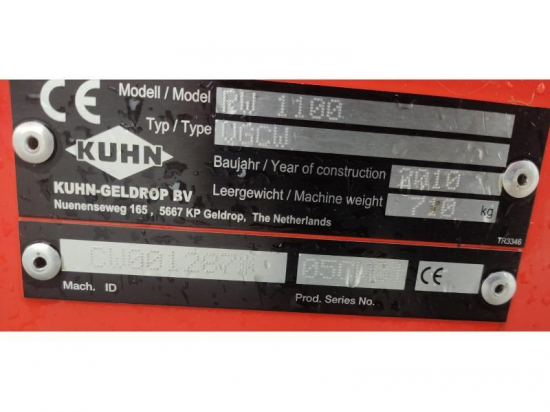 KUHN - RW 1100 - 2010
