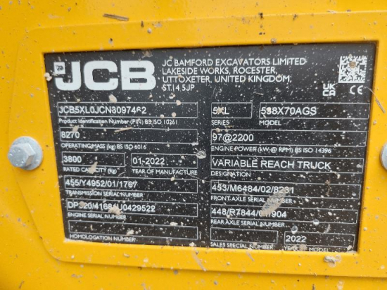 JCB - 538/70 AG S DTVT - 2022
