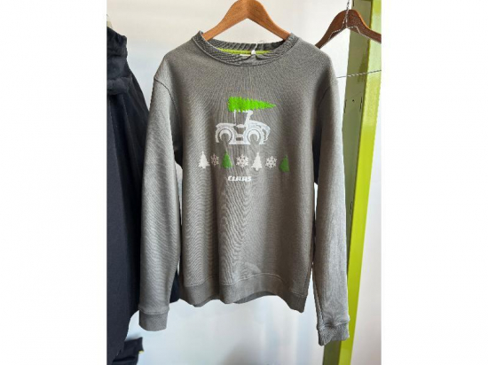 Sweat-shirt de Noël olive CLAAS, M