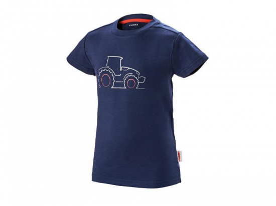 TEE SHIRT CLAAS BLEU