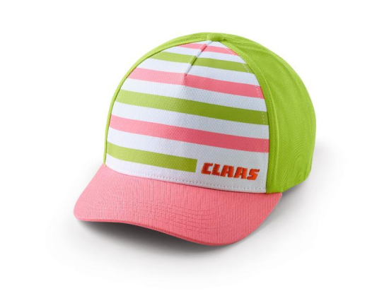 Casquette enfants, rose-vert