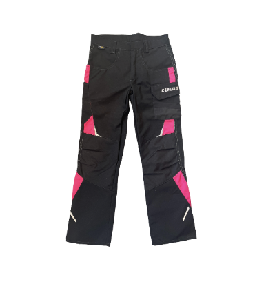 Pantalon noir-rose CLAAS, 146/152