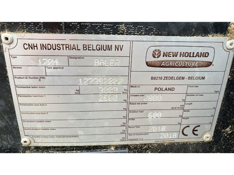NEW HOLLAND - BR 6090 - 2018
