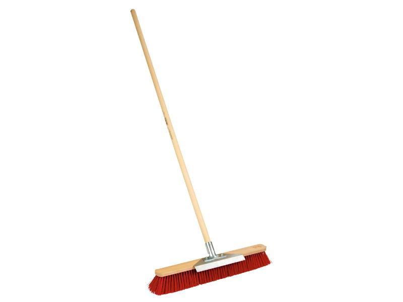 Balai large avec bord racleur 60 cm