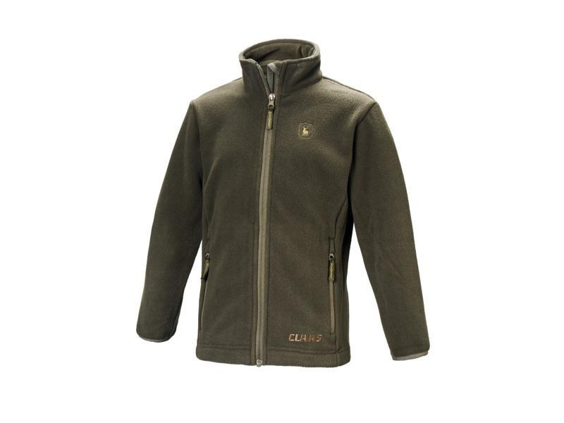 Veste polaire, enfants, vert fonce, 128